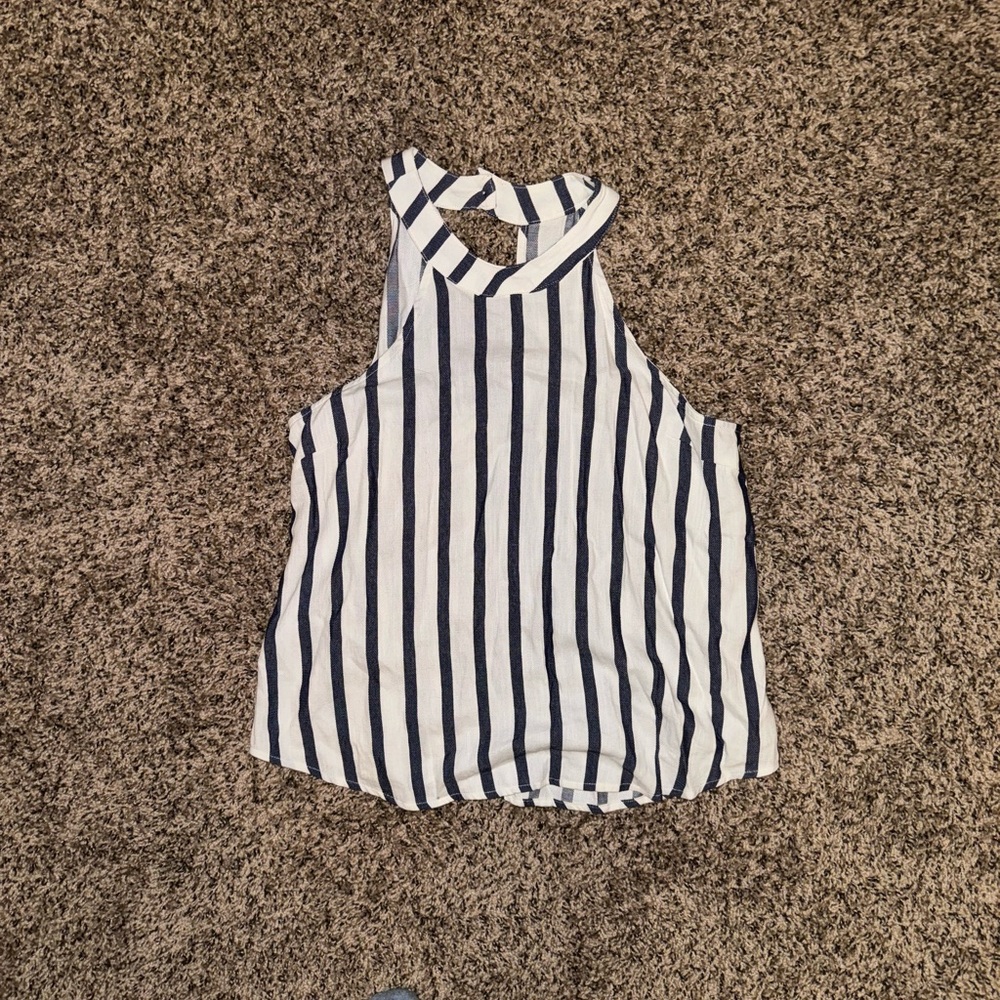 Halter top dress shirt